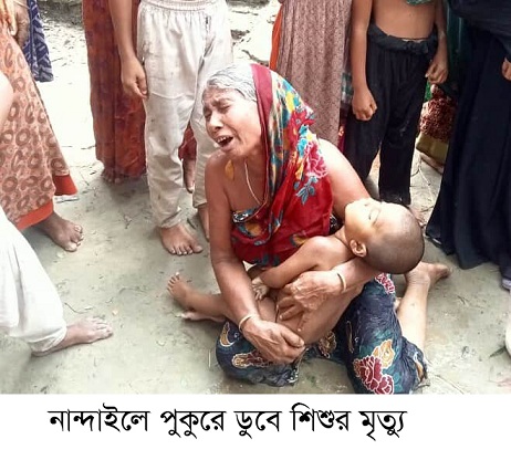 নান্দাইলে পুকুরে ডুবে ও বর্জ্রপাতে ২জনের মৃত্যু