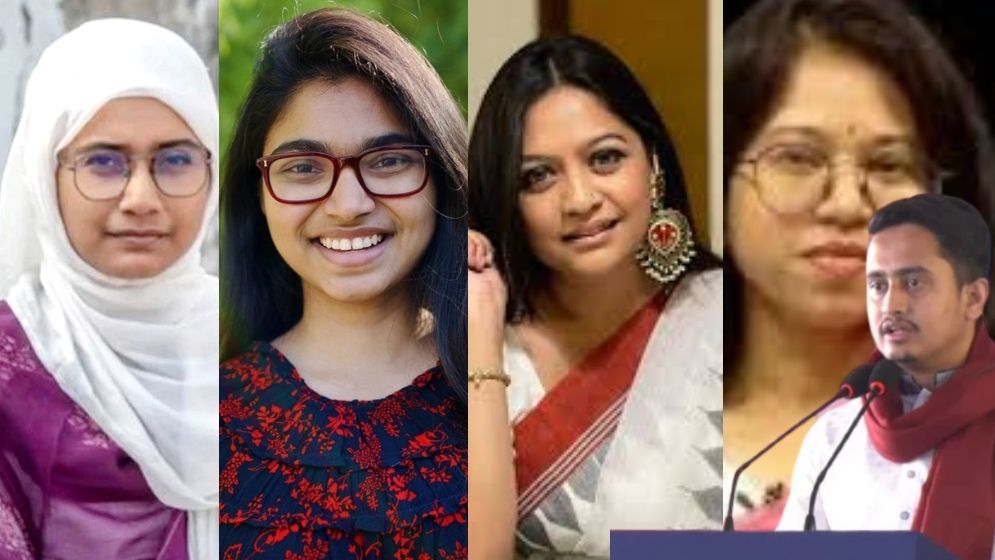 সামান্থা জারা নিভা জাবীনরা এনসিপি