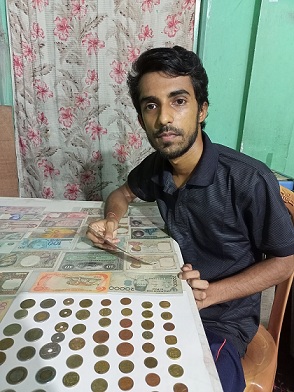 ২১৮টি দেশের ৮৪৮টি মুদ্রা রয়েছে যার সংগ্রহে!