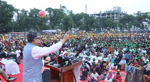 খুলনায় তারুন্যের সমাবেশে সালাহউদ্দিন আপনার সরকারকে লোকজন বলছে এনসিপি মার্কা সরকার