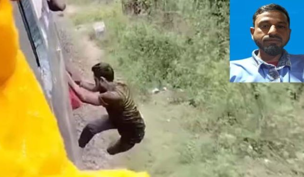 আদমদীঘিতে চলন্ত ট্রেন