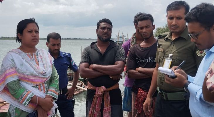 খুলনায় নদী থেকে বালু উত্তোলনে ৩৫ হাজার টাকা জরিমানা