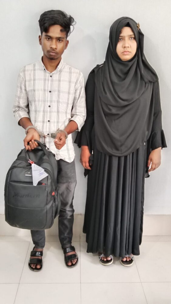 সান্তাহারে মাদকদ্রব্য গাঁজাসহ ২ জন গ্রেফতার