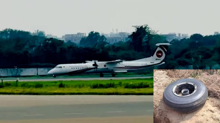 চাকা ছাড়া বাংলাদেশ বিমানের জরুরি অবতরণ