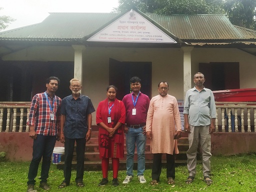 ধর্মপাশায় উপমার অফিস এ্যাসেসমেন্ট ভিজিট করেন- টুগেদার ২.০ প্রকল্প