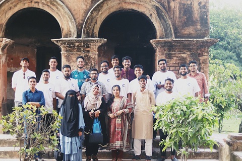 বালিহাটি জমিদার বাড়িতে জবি আইটি সোসাইটির একদিন