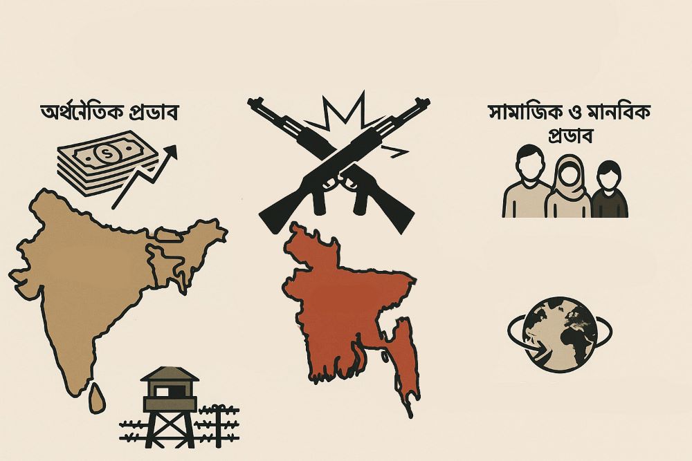 india pakistan conflict impacts on Bangladesh