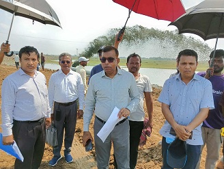শাল্লায় প্রকল্পের কাজে সন্তুষ্ট নয় অতিরিক্ত সচিব