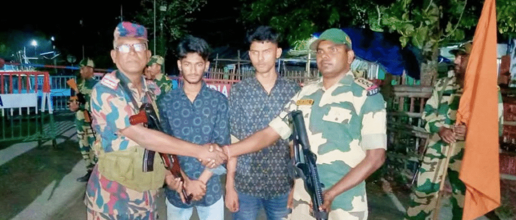 ৮ ঘণ্টা পর দুই বাংলাদেশিকে ফেরত দিয়েছে বিএসএফ