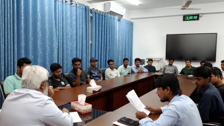 শাকসু নির্বাচনের দাবিতে শিক্ষার্থীদের প্রতিনিধিদলের প্রশাসনের সঙ্গে ফলপ্রসূ বৈঠক