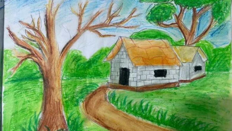 ছোটদের আঁকা : এঁকেছে আফরোজ খান মডেল স্কুলের ষষ্ঠ শ্রেণির আয়ুশ