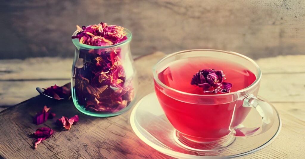 গোলাপ চা