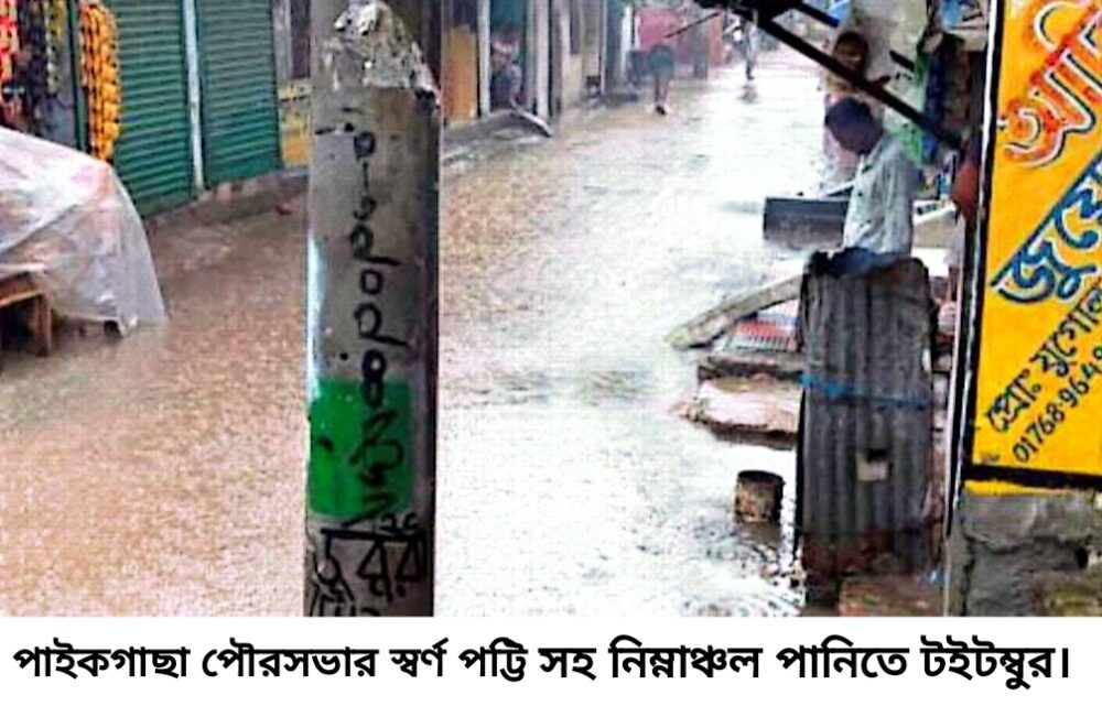 পানিতে টইটম্বুর