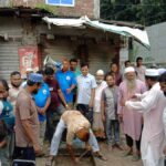 মান্দায় ড্রেনে পয়ঃবর্জ্যের ভয়াবহ দূষণ, ক্ষোভে সংযোগ বন্ধ করলেন ব্যবসায়ী ও মুসল্লিরা