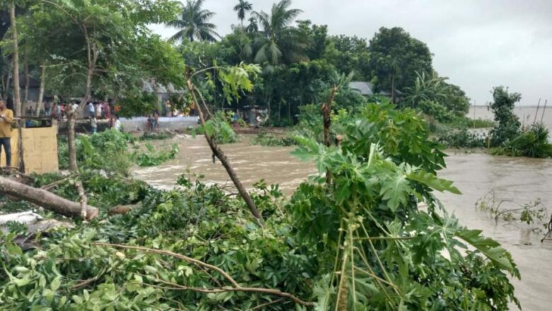 ভাঙছে নড়াইলের নবগঙ্গা নদী, আতংকে এলাকাবাসী