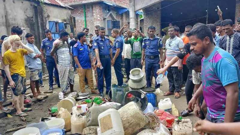 নওগাঁর মান্দায় মাদকবিরোধী অভিযানে ২ হাজার লিটার চোলাইমদ উদ্ধার